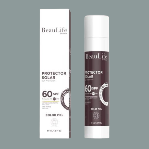 PROTECTOR SOLAR BL para Hombres - Protección 100 UVB - UVA, Resistente al Agua y al sudor, Color piel sin efecto mimo y sin efecto grasa.