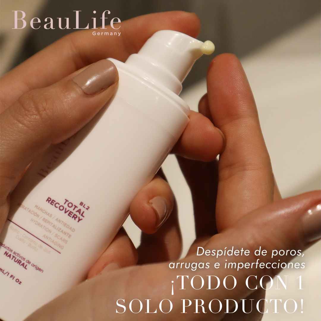 TOTAL RECOVERY – Manchas, Arrugas, Ojeras Nanotech Rostro, cuello y Contorno de ojos 30gr